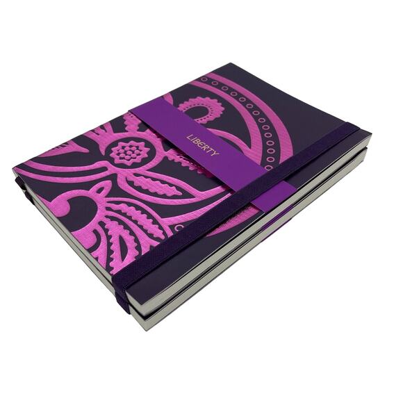 Notebooks Journals A5 Tanjore Lotus Liberty Lay Flat 152 Ruled Lined Pages (2) - Picture 7 of 7